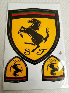 Sticker vel - Sticker set Ferrari