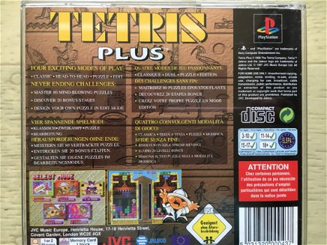 Playstation 1 ps1 Tetris Plus - 2