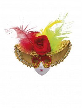 Broche venetiaans masker - 1