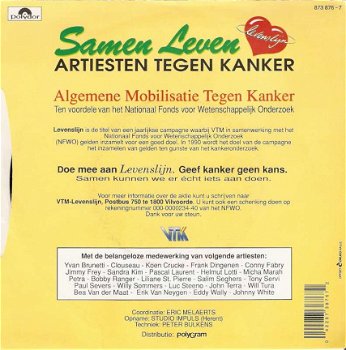 singel Artiesten tegen Kanker - Samen leven (levenslijn) - 2