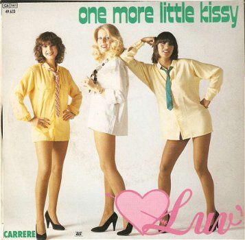 singel Luv' - One more little kissy / I win it - 1