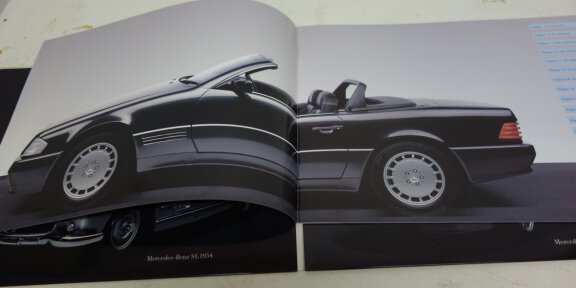 Introductie brochure persintroductie-map MERCEDES BENZ SL 1989 - 3