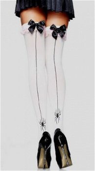 Gothische kousen Black Widow LA6246 - 1