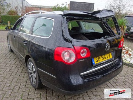 Volkswagen Passat Variant - 1.9 TDI 105pk BlueMotion 2008 Zwart Schade - 1