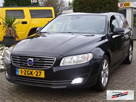 Volvo V70 - 1.6 D2 Automaat Facelift 12 - 2014 Zwart Leer - 1