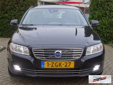 Volvo V70 - 1.6 D2 Automaat Facelift 12 - 2014 Zwart Leer - 1