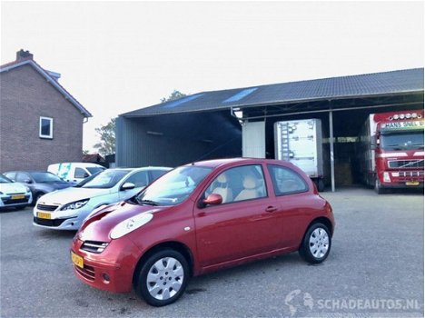 Nissan Micra - 1.2i 80pk aut. facelift - airco - elektr ram. - regen + lichtsensor - stuurbediening - 1