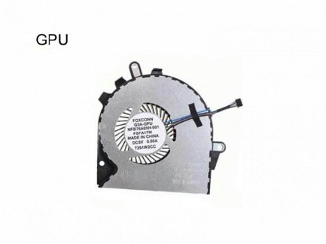 HP Omen 15-CE 17-AN series GPU koeler - 929456-001 - 4 pin - 1