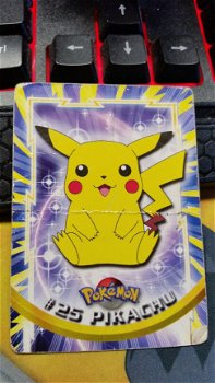 Pikachu - #25 Series 1 (Topps) Pokemon Series 1 (Topps) gebruikt 2 - 1