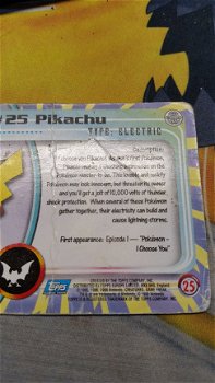 Pikachu - #25 Series 1 (Topps) Pokemon Series 1 (Topps) gebruikt 2 - 3