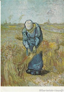 Vincent van Gogh de Schovenbindster - 1