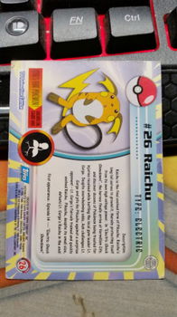 Raichu - #26 Series 1 (Topps) Pokemon Series 1 (Topps) gebruikt 2 - 3