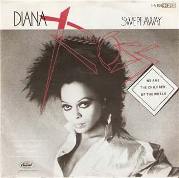 singel Diana Ross - Swept away / We are the children of the world - 1