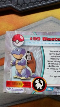 Blastoise #09 topps Pokemon KaartTv Animation Edition gebruikt 2 - 5