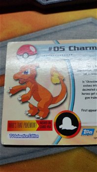 1999 Topps #05 Charmeleon TV Animation Pokemon gebruikt 2 - 3