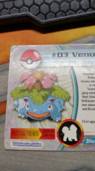 Venusaur #03 topps Pokemon Kaart Tv Animation Edition gebruikt - 3