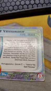 Venusaur #03 topps Pokemon Kaart Tv Animation Edition gebruikt - 4
