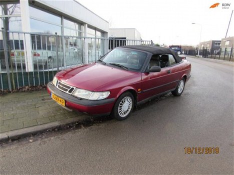 Saab 900 Cabrio - 2.3 SE automaat, airco, stuurbekrachteging, leer interieur - 1