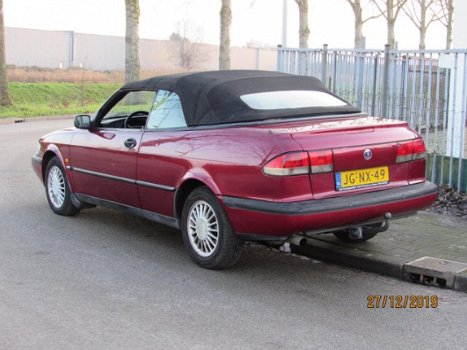 Saab 900 Cabrio - 2.3 SE automaat, airco, stuurbekrachteging, leer interieur - 1