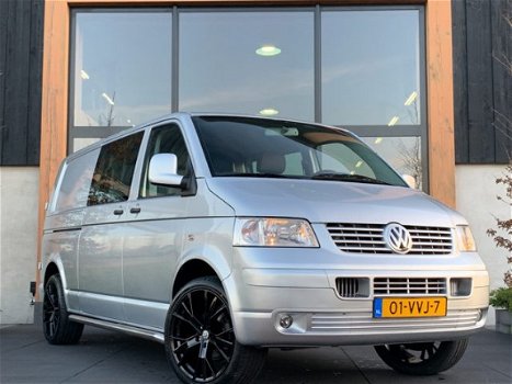 Volkswagen Transporter - 1.9TDI LANG DC AIRCO ZILVERGRIJS BPM VRIJ - 1