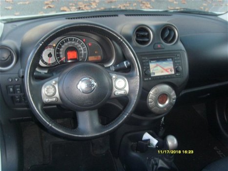 Nissan Micra - 1.2 DIG-S Tekna bj 2012 panoramadak navigatie - 1