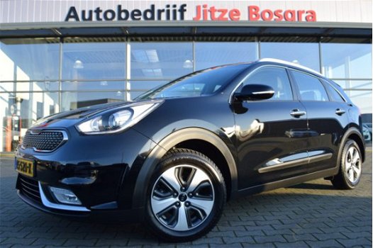 Kia Niro - 1.6 GDi Automaat Hybrid DynamicLine Half Leder, Full Map Navi, Sportstoelen, Camera, 1e E - 1