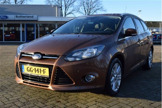 Ford Focus Wagon - 1.0 EcoBoost Titanium 6-bak Wagon 125pk Dode hoek sensoren | Dealer onderhouden | - 1