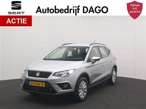 Seat Arona - 1.0 TSI 115pk Style fabrieksgarantie, parkeersensoren, airco, app-connect - 1