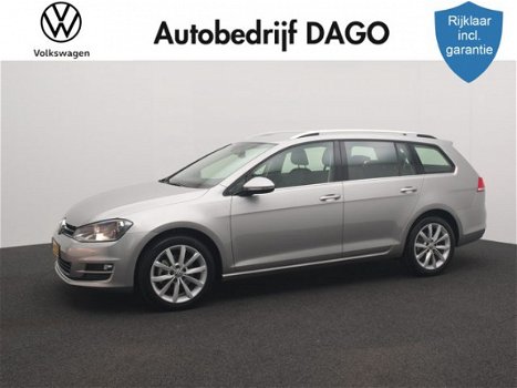 Volkswagen Golf Variant - 1.4 TSI 125pk DSG-7 automaat Highline trekhaak afn., navi, camera, 1ste ei - 1