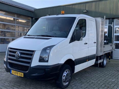 Volkswagen Crafter - 50 2.5 TDI L2 DC Pick-up Open laadbak Laadkraan Airco Trekhaak 3.500 kg Laadkra - 1