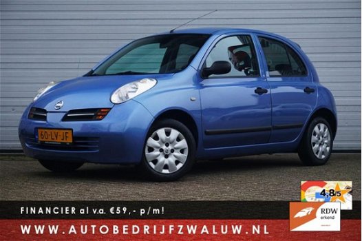 Nissan Micra - 1.2 Visia AUT*Elektr. Ramen*Airco*Centrl. Vergr.*Stuurbkr.*Etc - 1