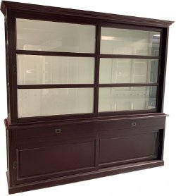 Buffetkast Putten rood - wit 260 x 50/40 x 240cm
