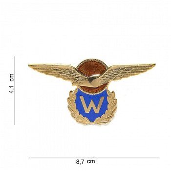 Koninklijke Luchtmacht Klu Vlieger-waarnemer wing metaal - 1
