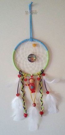TELETUBBIES PO Dromenvanger-Dreamcatcher ~Direct Leverbaar~ Ring=13cm,Lengte 46cm