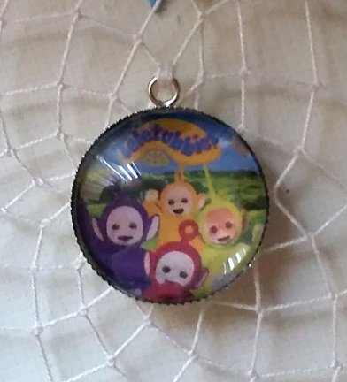 TELETUBBIES PO Dromenvanger-Dreamcatcher ~Direct Leverbaar~ Ring=13cm,Lengte 46cm - Afbeelding 3