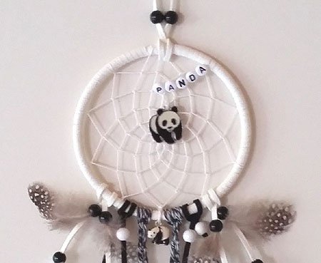 PANDA (PANDA'S) Dromenvanger ~Direct Leverbaar~: Ring=10cm, lengte=48cm - Afbeelding 2
