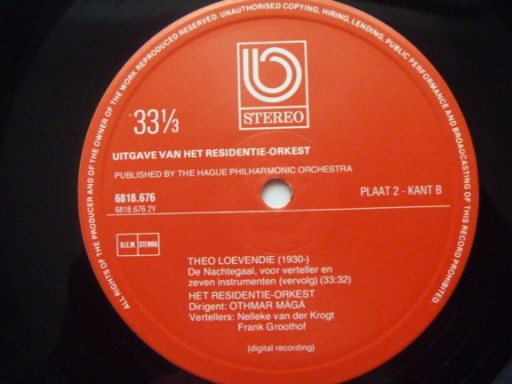 Residentie Orkest - Sprookjes - 2 kinderLP - Nelleke van der Krogt en Frank Groothof - Afbeelding 8