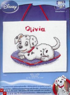 DISNEY BORDUURPAKKET, DALMATIER OP KLEEDJE , LAATSTE