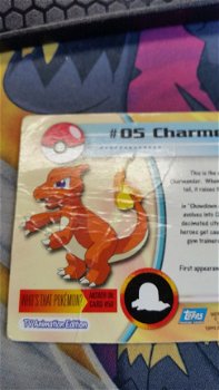 1999 Topps #05 Charmeleon TV Animation Pokemon zwaar gebruikt 3 - 5