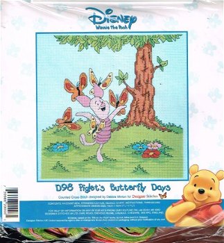 WINNIE THE POOH BORDUURPAKKET, PIGLET 's BUTTERFLY DAYS laatste - 1