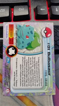 Topps Series 1 1999 TV Animation Ed BULBASAUR #01 nm - 2