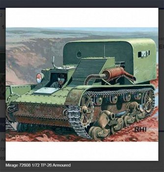 Bouwpakket Mirage-Hobby Mirage 72608 1/72 TP-26 Armoured Personnel Carrier - 1