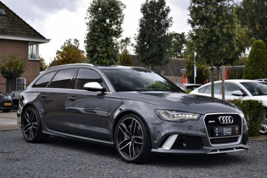 Audi RS6 - Avant 4.0 TFSI Quattro Pro Line plus Keramische Remmen Milltek Pano 21'' Bose - 1