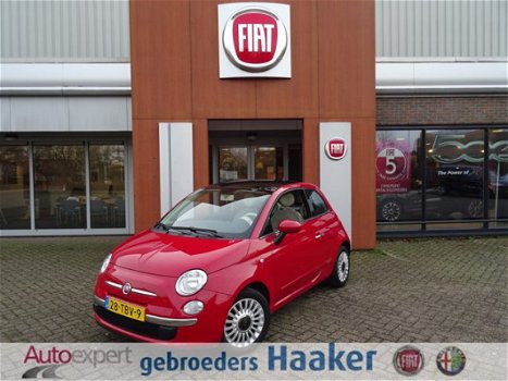 Fiat 500 - 1.2 Lounge 2e Eig AIRCO/BLUE&ME()/LMV/CD/ELEK - 1