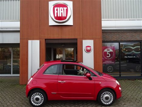 Fiat 500 - 1.2 Lounge 2e Eig AIRCO/BLUE&ME()/LMV/CD/ELEK - 1