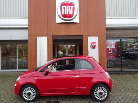 Fiat 500 - 1.2 Lounge 2e Eig AIRCO/BLUE&ME()/LMV/CD/ELEK - 1