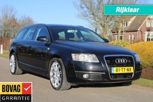 Audi A6 Avant - 3.2FSI 256pk Pro Line automaat leer/navi/ECC/cruise/trekha - 1