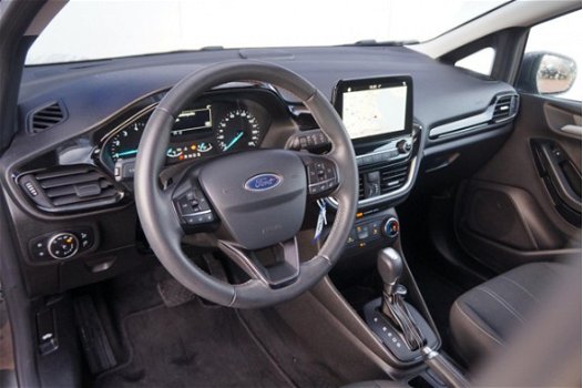 Ford Fiesta - 1.0 EcoBoost Titanium 100 PK Navigatie+Lederstuur+Flippers=ZGAN - 1