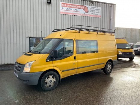 Ford Transit - 115T350 Dub Cab Imperiaal & Trap .Trekhaak 2000 kg Euro 4 R. Zij Schade - 1