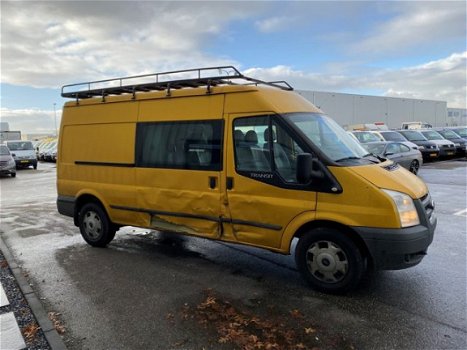 Ford Transit - 115T350 Dub Cab Imperiaal & Trap .Trekhaak 2000 kg Euro 4 R. Zij Schade - 1